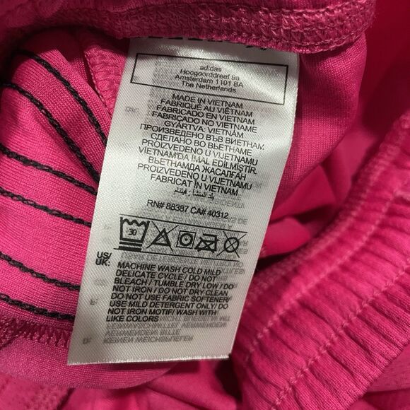 Adidas Logo Pacer 3 Stripe Knit Primegreen Athletic Training Shorts Large - Picture 3 of 8